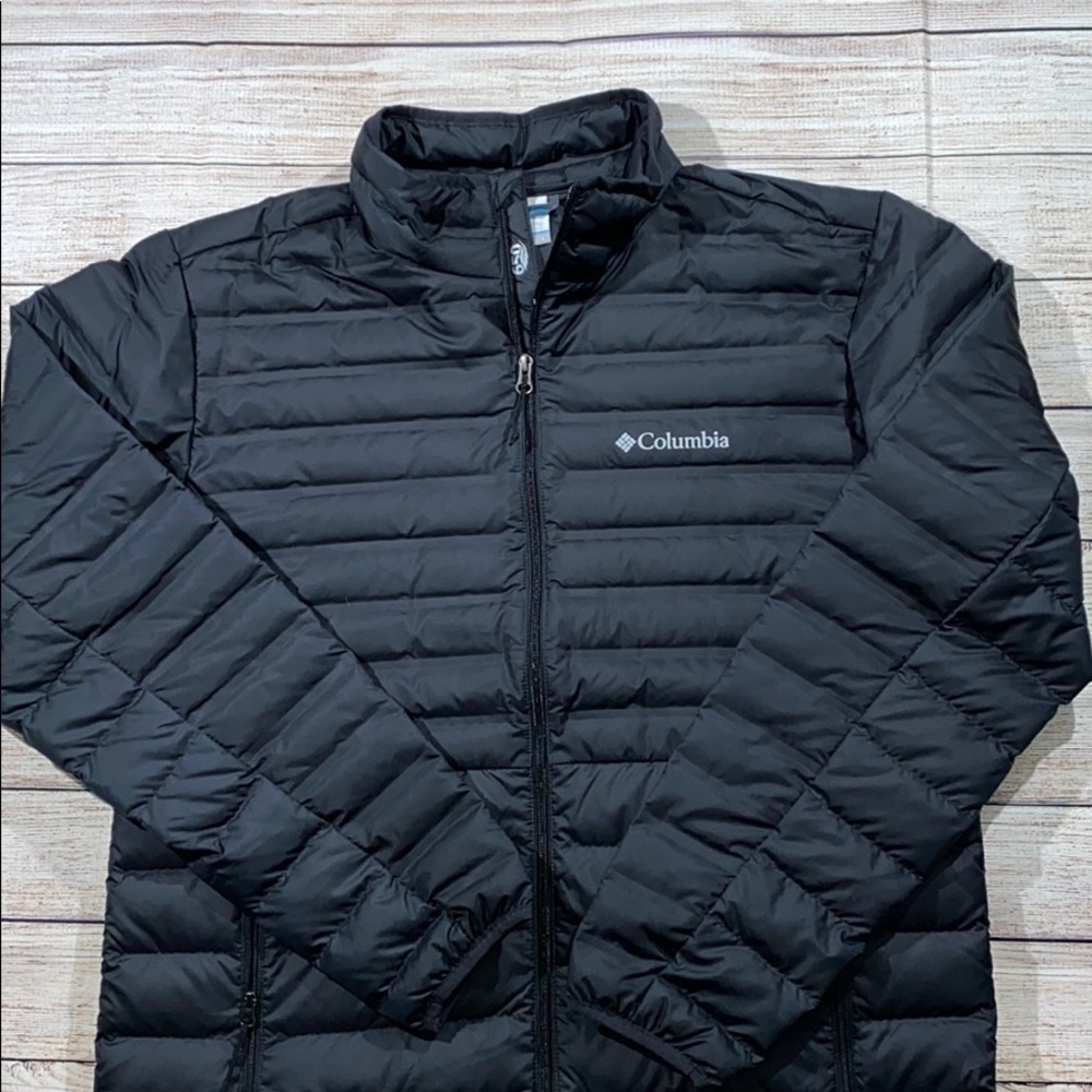 Columbia Black 650 men’s jacket size Large